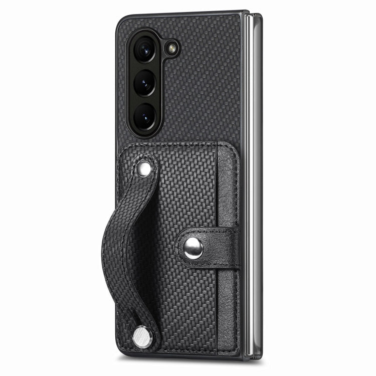 Wristband Kickstand Card Wallet Back Cover Phone Case, For Galaxy Z Fold8 Ultra 5G, For Galaxy Z Fold7 5G, For SGalaxy Z Fold6, For Galaxy Z Fold5