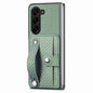 Wristband Kickstand Card Wallet Back Cover Phone Case, For Galaxy Z Fold8 Ultra 5G, For Galaxy Z Fold7 5G, For SGalaxy Z Fold6, For Galaxy Z Fold5