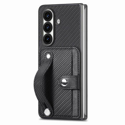 Wristband Kickstand Card Wallet Back Cover Phone Case, For Galaxy Z Fold8 Ultra 5G, For Galaxy Z Fold7 5G, For SGalaxy Z Fold6, For Galaxy Z Fold5