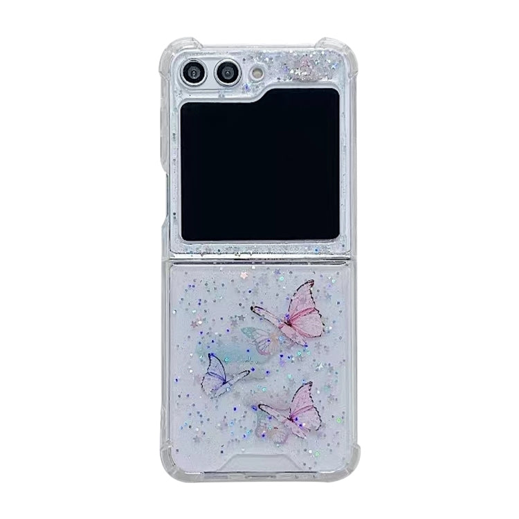 Love Epoxy Glitter Sequins Butterfly TPU Phone Case