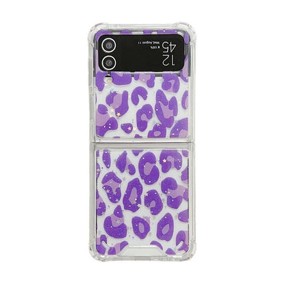 Leopard Glitter Sequins TPU Phone Case