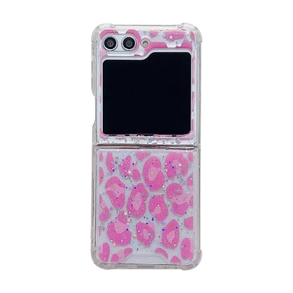 Leopard Glitter Sequins TPU Phone Case