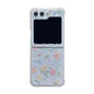 Fresh Small Floral Epoxy TPU Phone Case, For Samsung Galaxy Z Flip7 FE / Flip6, For Samsung Galaxy Z Flip5, For Samsung Galaxy Z Flip4, For Samsung Galaxy Z Flip3