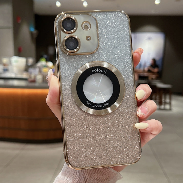 Gradient Glitter Electroplating MagSafe TPU Phone Case, For iPhone 12, For iPhone 12 Pro Max, For iPhone 12 Pro