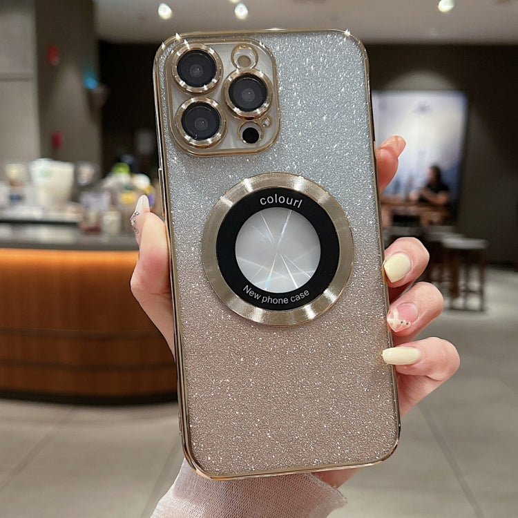 Gradient Glitter Electroplating MagSafe TPU Phone Case, For iPhone 12, For iPhone 12 Pro Max, For iPhone 12 Pro