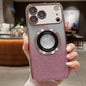 Gradient Glitter Electroplating MagSafe TPU Phone Case, For iPhone 17e / 16e, For iPhone 17 Pro Max, For iPhone 17 Pro