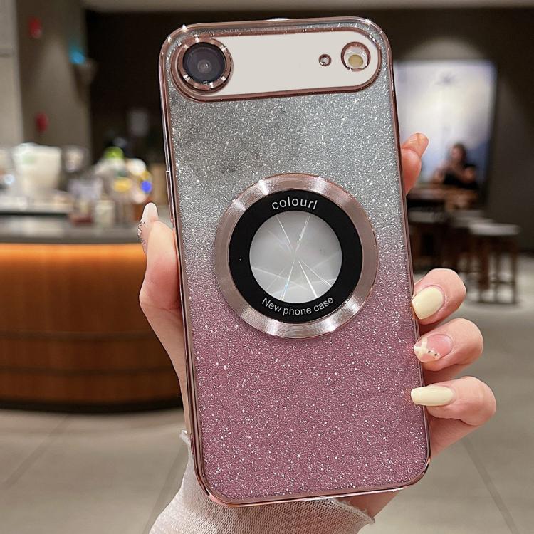 Gradient Glitter Electroplating MagSafe TPU Phone Case, For iPhone 17, For iPhone Air, For iPhone 16 Pro Max