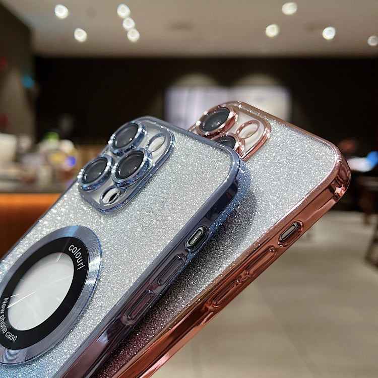 Gradient Glitter Electroplating MagSafe TPU Phone Case, For iPhone 17, For iPhone Air, For iPhone 16 Pro Max