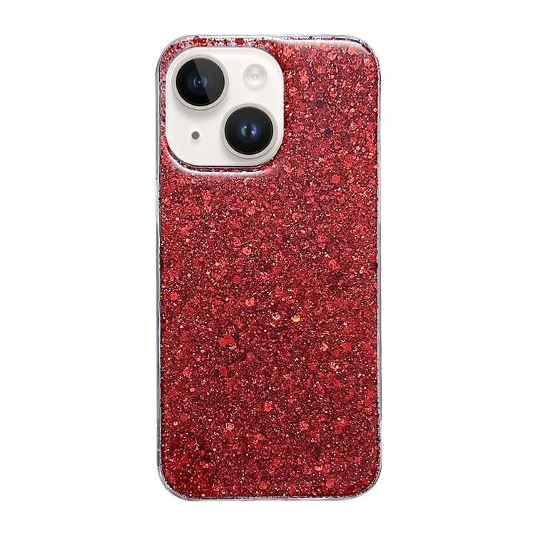 Glitter Sequins Epoxy TPU Phone Case, For iPhone 15 Pro, For iPhone 15 Plus, For iPhone 15