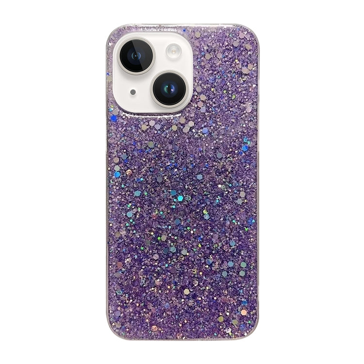 Glitter Sequins Epoxy TPU Phone Case, For iPhone 15 Pro, For iPhone 15 Plus, For iPhone 15