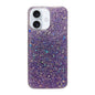 Glitter Sequins Epoxy TPU Phone Case, For iPhone 16 Plus, For iPhone 16, For iPhone 15 Pro Max