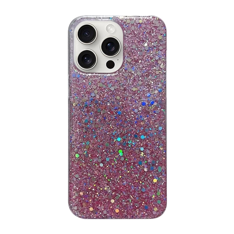 Glitter Sequins Epoxy TPU Phone Case, For iPhone 17e / 16e, For iPhone 16 Pro Max, For iPhone 16 Pro