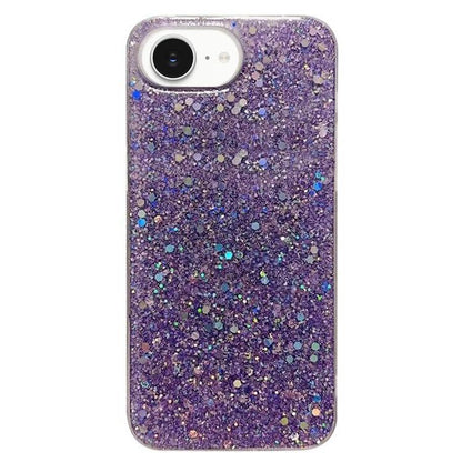 Glitter Sequins Epoxy TPU Phone Case, For iPhone 17e / 16e, For iPhone 16 Pro Max, For iPhone 16 Pro