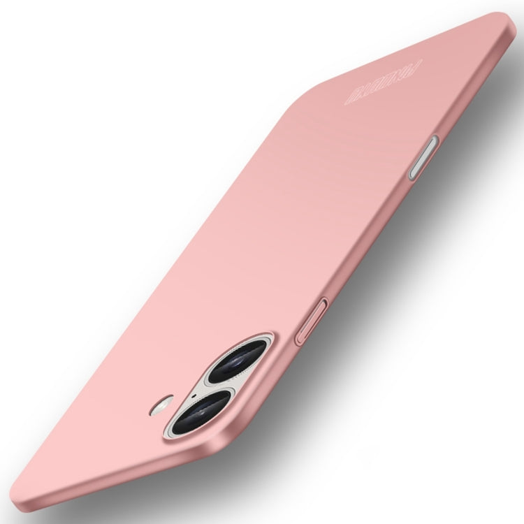 PINWUYO Micro-Frosted PC Ultra-thin Hard Phone Case with Magsafe Magnetic Ring, For iPhone 16 Pro Max, For iPhone 16 Pro, For iPhone 16 Plus, For iPhone 16