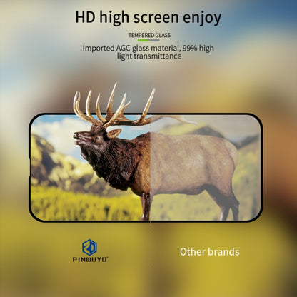 PINWUYO 9H 2.5D Full Screen Tempered Glass Film, For iPhone 17e / 16e, For iPhone 17 Pro Max, For iPhone 17 Pro, For iPhone 17, For iPhone Air, For iPhone 16 Pro Max, For iPhone 16 Pro, For iPhone 16 Plus, For iPhone 16, For iPhone 15 Pro Max          ...