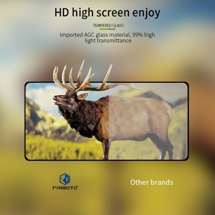 PINWUYO 9H 2.5D Full Screen Tempered Glass Film