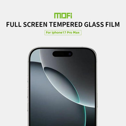 MOFI 9H 2.5D Full Screen Tempered Glass Film, For iPhone 17 Pro Max, For iPhone 17 Pro, For iPhone 17, For iPhone Air, For iPhone 16e, For iPhone 16 Pro Max, For iPhone 16 Pro, For iPhone 16 Plus, For iPhone 16, For iPhone 15 Pro Max, For iPhone 15 Pro...