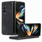 Geometric Leather Back Cover Phone Case, For Samsung Galaxy Z Fold6, For Samsung Galaxy Z Fold5, For Samsung Galaxy Z Fold4, For Samsung Galaxy Z Fold3 5G