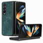 Geometric Leather Back Cover Phone Case, For Samsung Galaxy Z Fold6, For Samsung Galaxy Z Fold5, For Samsung Galaxy Z Fold4, For Samsung Galaxy Z Fold3 5G