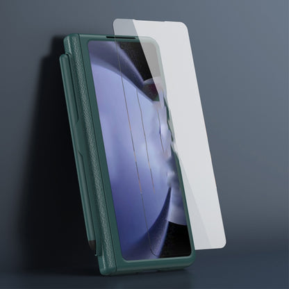 Integrated Folding Hinge Leather Phone Case, No Pen, For Samsung Galaxy Z Fold6, For  Samsung Galaxy Z Fold5 5G