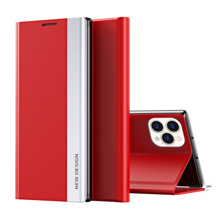 Side Electroplated Adsorption Leather Phone Case