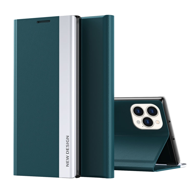 Side Electroplated Adsorption Leather Phone Case