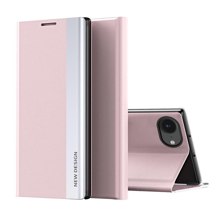 Side Electroplated Adsorption Leather Phone Case, For iPhone 18 Pro / 17 Pro, For iPhone 18 Pro Max / 17 Pro Max, For iPhone 17e / 16e