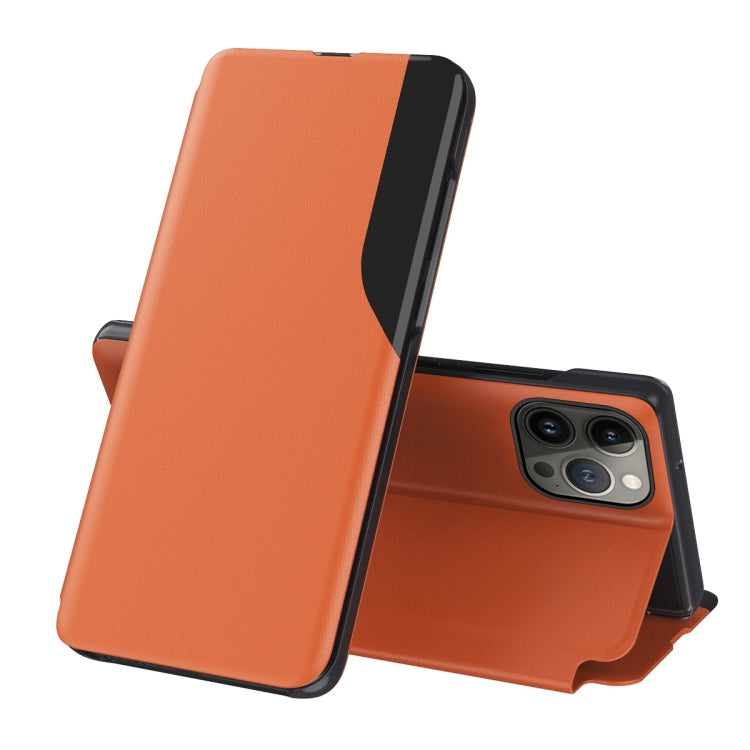 Side Display Flip Leather Phone Case, For iPhone Air, For iPhone 16 Pro Max, For iPhone 16 Pro, For iPhone 16 Plus