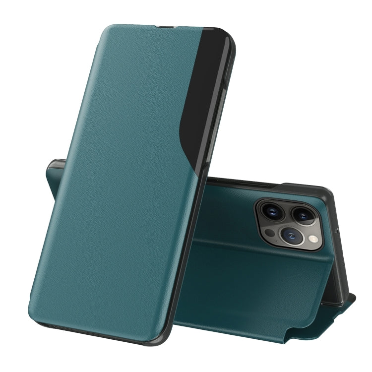 Side Display Flip Leather Phone Case, For iPhone Air, For iPhone 16 Pro Max, For iPhone 16 Pro, For iPhone 16 Plus