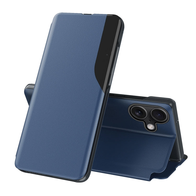 Side Display Flip Leather Phone Case, For iPhone Air, For iPhone 16 Pro Max, For iPhone 16 Pro, For iPhone 16 Plus