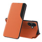 Side Display Flip Leather Phone Case
