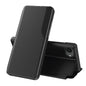 Side Display Flip Leather Phone Case, For iPhone 17e / 16e, For iPhone 17 Pro Max, For iPhone 17 Pro, For iPhone 17