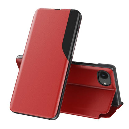 Side Display Flip Leather Phone Case, For iPhone 17e / 16e, For iPhone 17 Pro Max, For iPhone 17 Pro, For iPhone 17