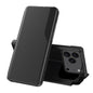 Side Display Flip Leather Phone Case, For iPhone 17e / 16e, For iPhone 17 Pro Max, For iPhone 17 Pro, For iPhone 17