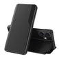Side Display Flip Leather Phone Case, For iPhone 17e / 16e, For iPhone 17 Pro Max, For iPhone 17 Pro, For iPhone 17