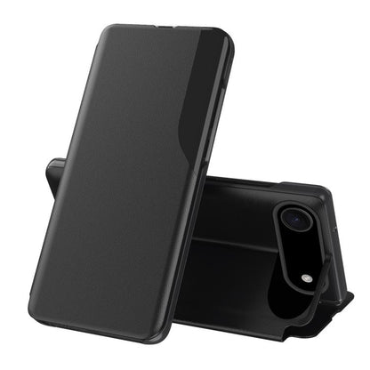 Side Display Flip Leather Phone Case, For iPhone Air, For iPhone 16 Pro Max, For iPhone 16 Pro, For iPhone 16 Plus