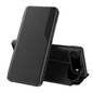 Side Display Flip Leather Phone Case, For iPhone Air, For iPhone 16 Pro Max, For iPhone 16 Pro, For iPhone 16 Plus