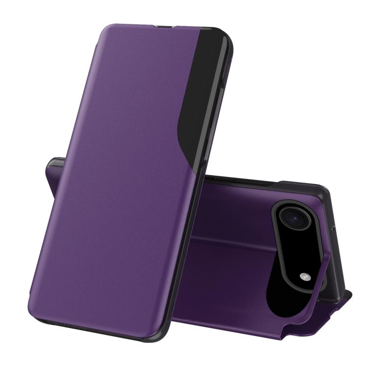 Side Display Flip Leather Phone Case, For iPhone Air, For iPhone 16 Pro Max, For iPhone 16 Pro, For iPhone 16 Plus