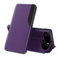 Side Display Flip Leather Phone Case, For iPhone Air, For iPhone 16 Pro Max, For iPhone 16 Pro, For iPhone 16 Plus