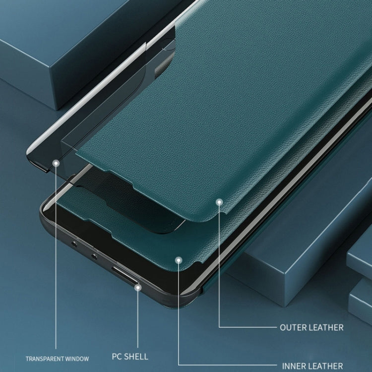 Side Display Flip Leather Phone Case, For iPhone Air, For iPhone 16 Pro Max, For iPhone 16 Pro, For iPhone 16 Plus