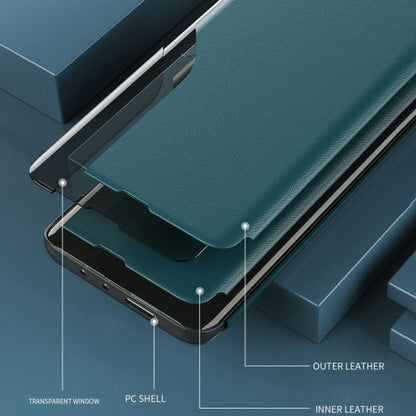 Side Display Flip Leather Phone Case, For iPhone Air, For iPhone 16 Pro Max, For iPhone 16 Pro, For iPhone 16 Plus