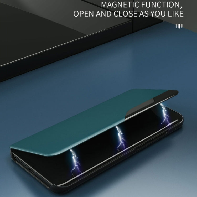 Side Display Flip Leather Phone Case