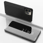 Plated Mirror Horizontal Flip Leather Phone Case with Holder, For iPhone 17, For iPhone Air, For iPhone 16 Pro Max