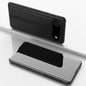 Plated Mirror Horizontal Flip Leather Phone Case with Holder, For iPhone 17, For iPhone Air, For iPhone 16 Pro Max