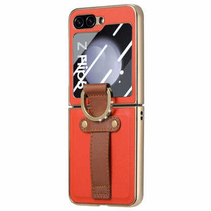 Brilliant Plating PC Back Screen Integrated Ring Phone Case