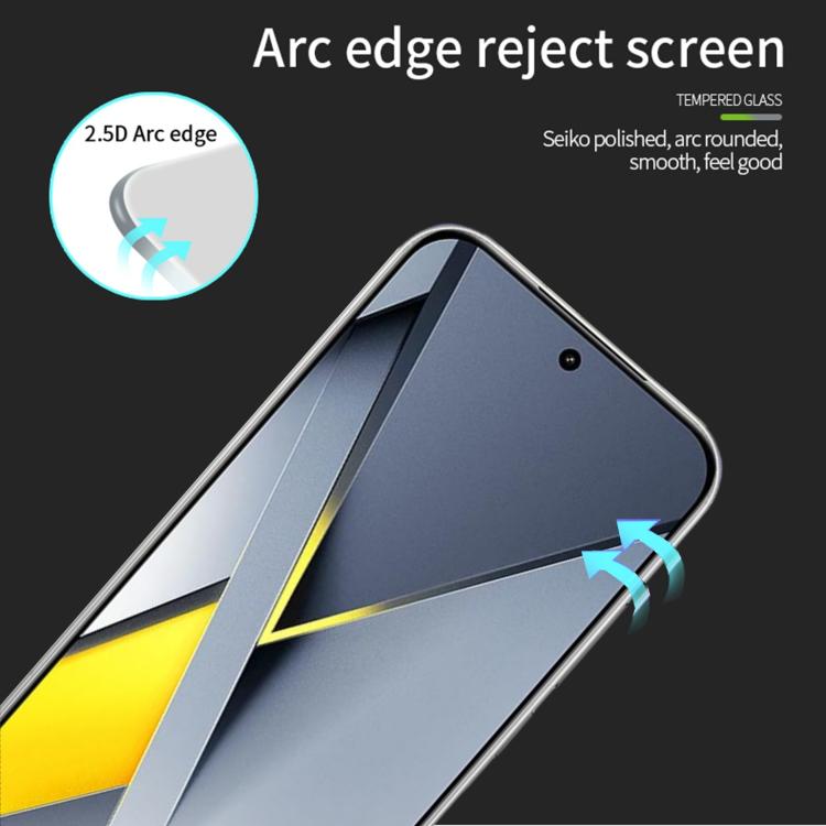 MOFI 9H 2.5D Full Screen Tempered Glass Film, For Xiaomi Poco F8 Ultra Unlock, For Xiaomi Poco F8 Pro Unlock, For Redmi K90 Unlock, For Redmi K90 Pro Max Unlock, For Xiaomi 17 Pro Max Unlock, For Xiaomi 17 / 17 Pro Unlock, For Redmi 15 5G EU 171mm�����...