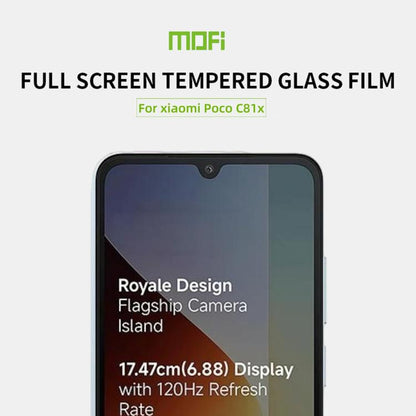 MOFI 9H 2.5D Full Screen Tempered Glass Film, For Xiaomi Poco C81x 4G, For Xiaomi Poco M8s, For Xiaomi Poco C81 / C81 Pro, For Xiaomi Poco C85x, For Xiaomi 17T, For Xiaomi 17T Pro, For Xiaomi Poco X8 Pro Max Unlock, For Xiaomi Poco X8 Pro Unlock       ...