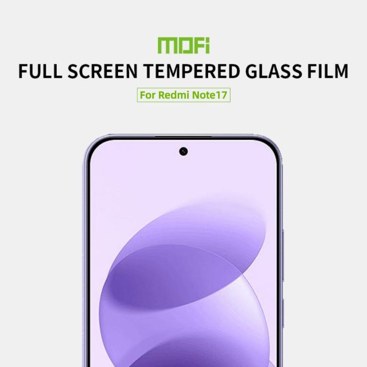 MOFI 9H 2.5D Full Screen Tempered Glass Film, For Redmi Note 17 4G / 5G Global 169.7mm, For Redmi 17C 5G, For Redmi Note 17 Pro Global 163.5mm, For Redmi 17 4G / 5G Global 170mm, For Redmi K90 Ultra 5G, For Xiaomi 17 Max Unlock                         ...