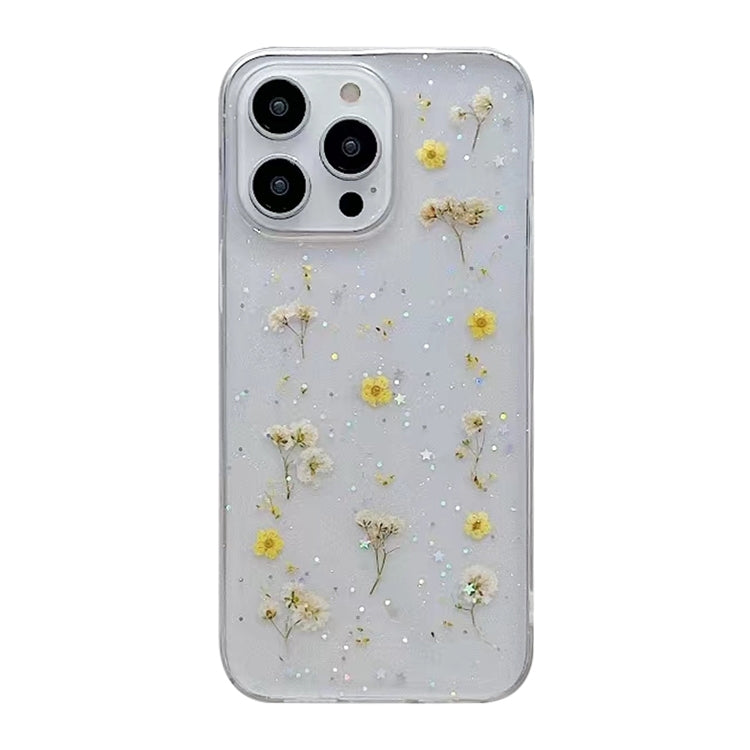 Gypsophila Flowers Pattern TPU Protective Phone Case, For iPhone 17e / 16e, For iPhone 16 Pro Max, For iPhone 16 Pro, For iPhone 16 Plus, For iPhone 16, For iPhone 15 Pro Max