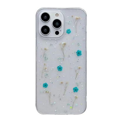 Gypsophila Flowers Pattern TPU Protective Phone Case